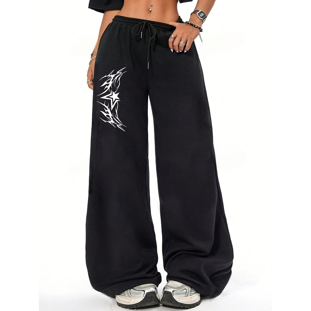 High Street Hip-hop Trendy Casual Pants Summer Loose Niche Straight Versatile Long Pants