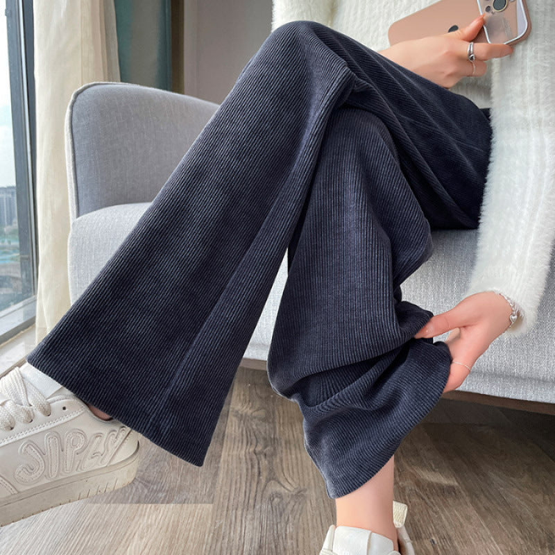 Loose Drooping Mop Straight Casual Sweatpants