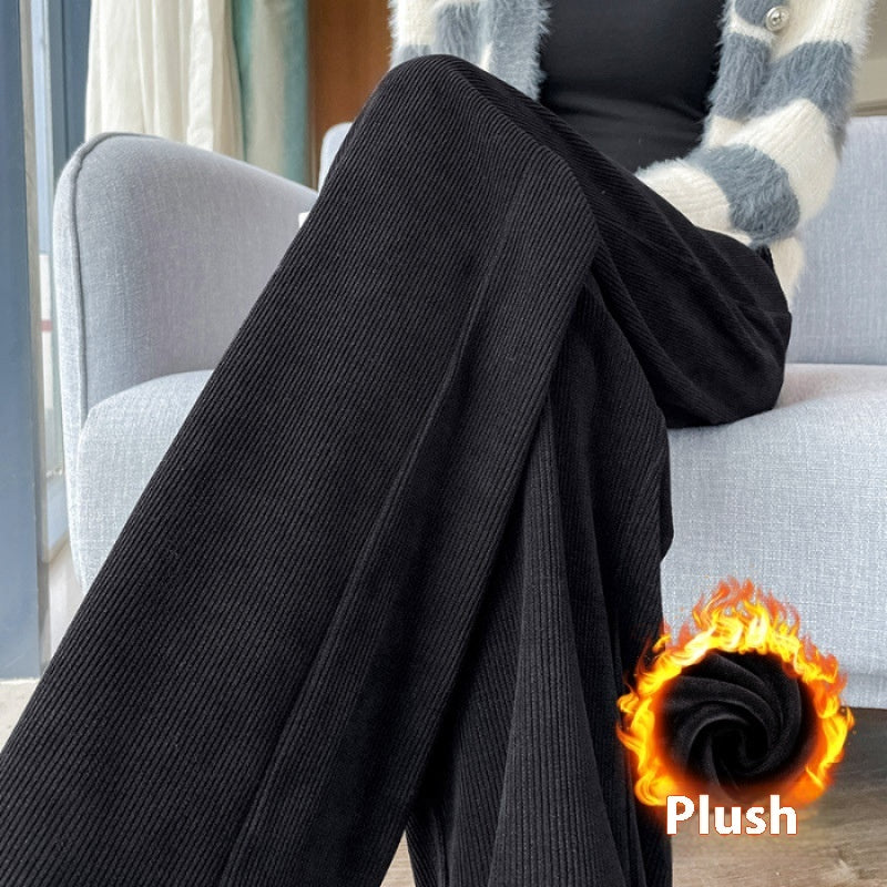 Loose Drooping Mop Straight Casual Sweatpants
