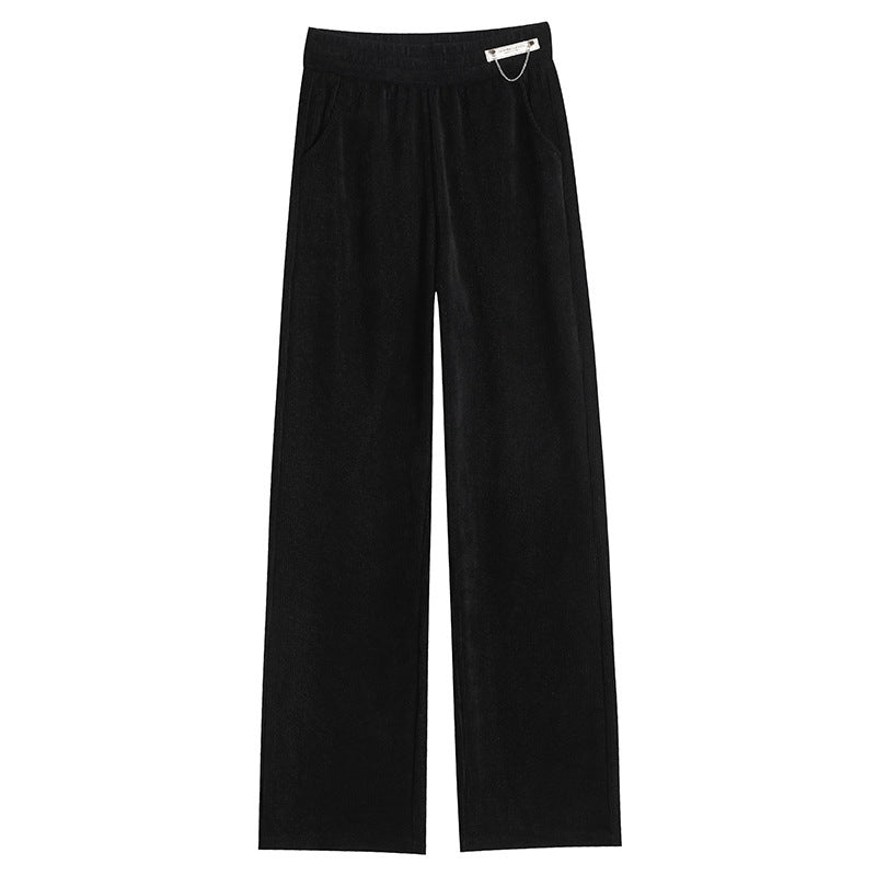 Loose Drooping Mop Straight Casual Sweatpants